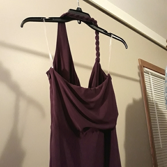 Halter Dress w/ Slit - Picture 10 of 11